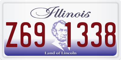 IL license plate Z691338
