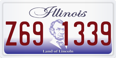 IL license plate Z691339