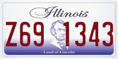 IL license plate Z691343