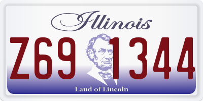 IL license plate Z691344
