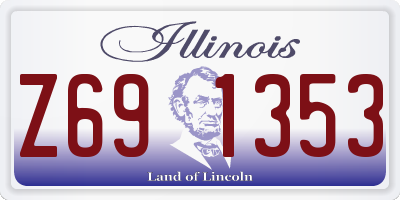 IL license plate Z691353