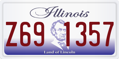 IL license plate Z691357