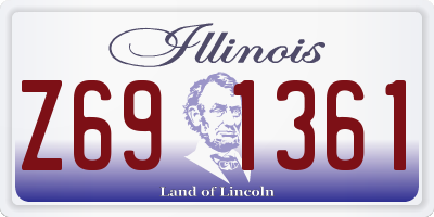 IL license plate Z691361