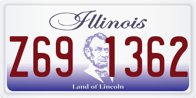 IL license plate Z691362