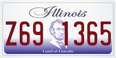 IL license plate Z691365