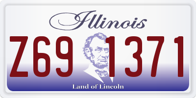 IL license plate Z691371
