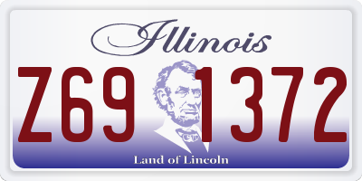 IL license plate Z691372