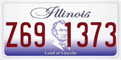 IL license plate Z691373