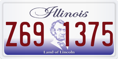 IL license plate Z691375