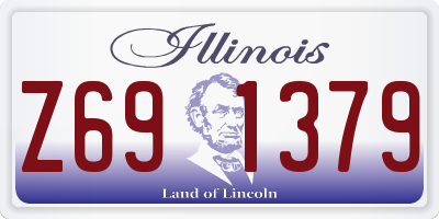 IL license plate Z691379