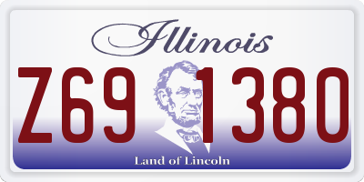 IL license plate Z691380