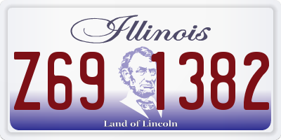 IL license plate Z691382