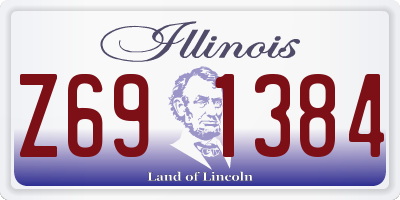 IL license plate Z691384