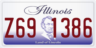 IL license plate Z691386