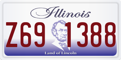 IL license plate Z691388