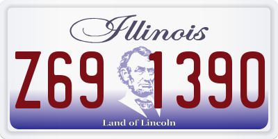IL license plate Z691390