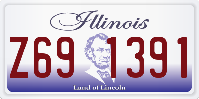 IL license plate Z691391