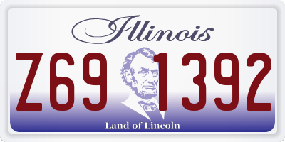 IL license plate Z691392