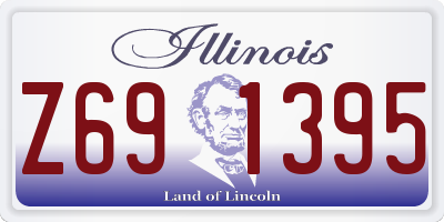 IL license plate Z691395