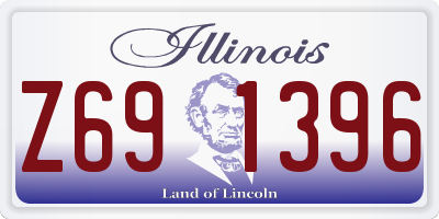 IL license plate Z691396