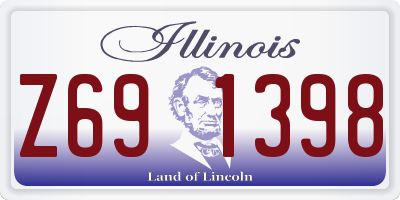 IL license plate Z691398