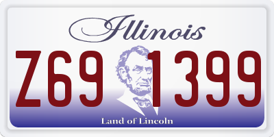 IL license plate Z691399