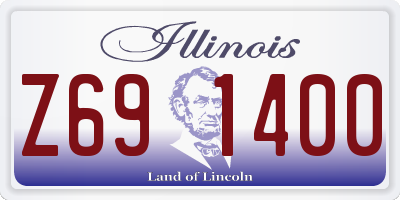 IL license plate Z691400