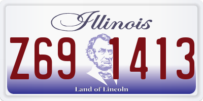 IL license plate Z691413