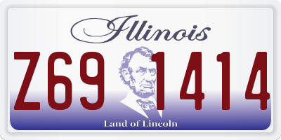 IL license plate Z691414