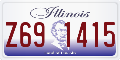 IL license plate Z691415