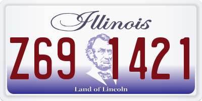 IL license plate Z691421