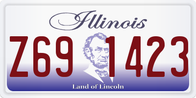IL license plate Z691423