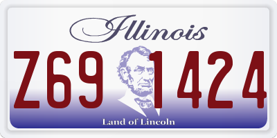 IL license plate Z691424
