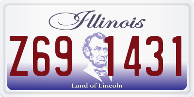 IL license plate Z691431