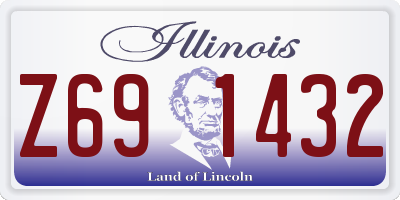 IL license plate Z691432