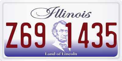 IL license plate Z691435