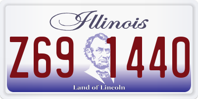 IL license plate Z691440