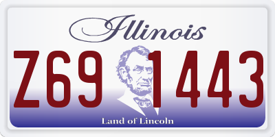 IL license plate Z691443