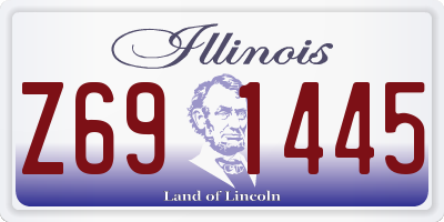 IL license plate Z691445