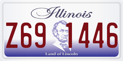 IL license plate Z691446