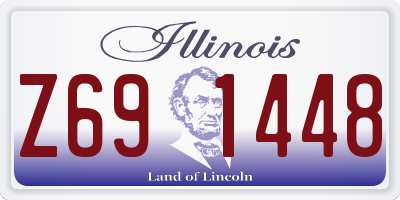 IL license plate Z691448
