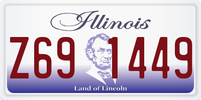 IL license plate Z691449