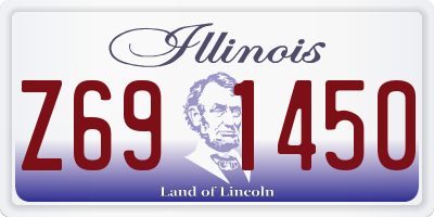 IL license plate Z691450