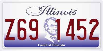 IL license plate Z691452
