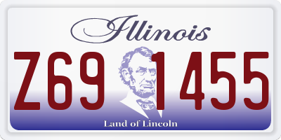 IL license plate Z691455