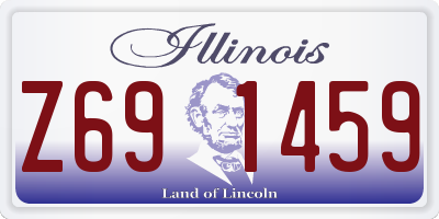 IL license plate Z691459