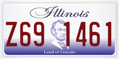 IL license plate Z691461