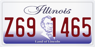 IL license plate Z691465