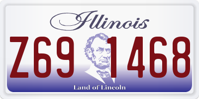 IL license plate Z691468