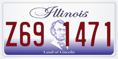 IL license plate Z691471